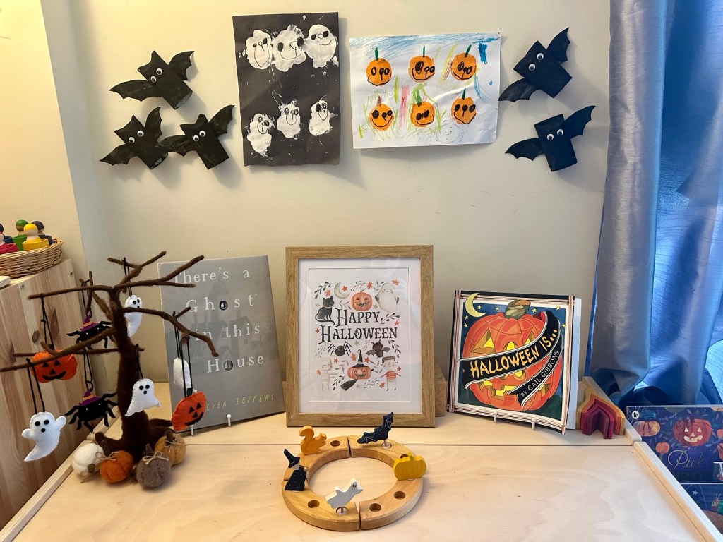 Our Montessori-Inspired Halloween Shelf: Books, Activities & Simple&nbsp;Ideas